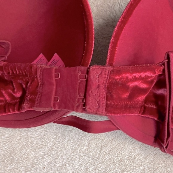 LA Senza Red Lace Beyond Sexy Classic Plunge Bra 38D - Picture 10 of 14